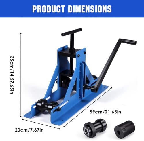 Heavy-Duty Pipe Rolling Machine with 6 Dies
