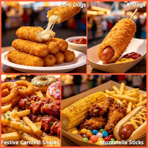 Corn Dog Waffle Maker with Non-stick Coating Plate,Make 6 Corn Dogs