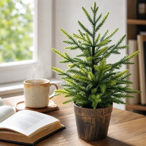 2FT Pre-Lit Artificial Norfolk Pine Small Christmas Tree (no Light)