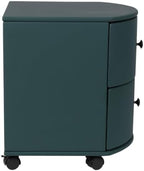 Movable Small Cabinet with Wheels & Drawer for Home Decor