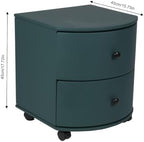 Movable Small Cabinet with Wheels & Drawer for Home Decor