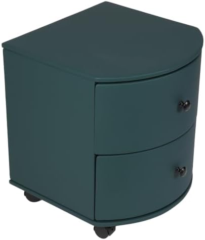 Movable Small Cabinet with Wheels & Drawer for Home Decor
