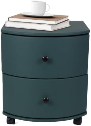 Movable Small Cabinet with Wheels & Drawer for Home Decor