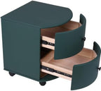 Movable Small Cabinet with Wheels & Drawer for Home Decor
