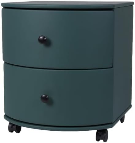 Movable Small Cabinet with Wheels & Drawer for Home Decor