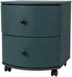 Movable Small Cabinet with Wheels & Drawer for Home Decor