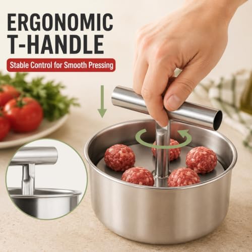 Stainless Steel Meatball Maker Press Tool