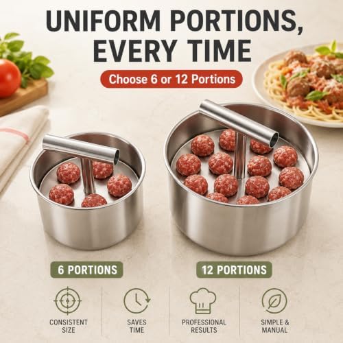 Stainless Steel Meatball Maker Press Tool