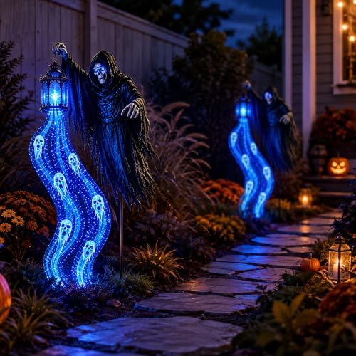 Halloween Soul Harvester Animated Garden Light Outdoor Halloween Decoration