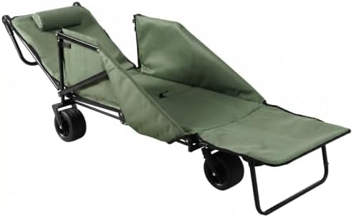 2-in-1 Foldable Wagon Cart, 440Lbs Capacity