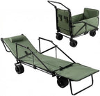 2-in-1 Foldable Wagon Cart, 440Lbs Capacity