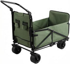 2-in-1 Foldable Wagon Cart, 440Lbs Capacity