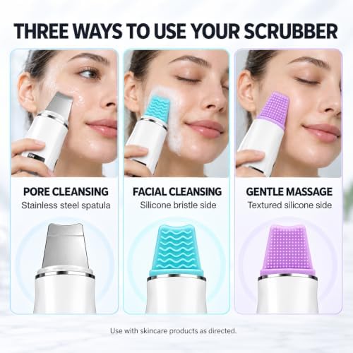 Facial Skin Scrubber, Skin Spatula for Pore Cleansing and Skincare