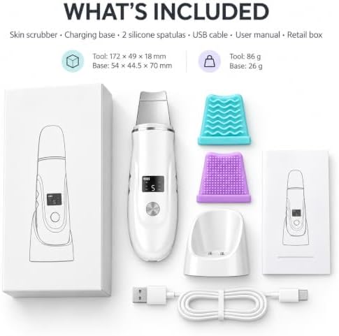 Facial Skin Scrubber, Skin Spatula for Pore Cleansing and Skincare