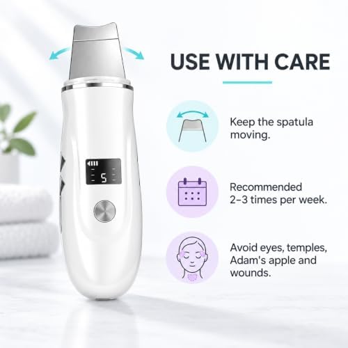 Facial Skin Scrubber, Skin Spatula for Pore Cleansing and Skincare