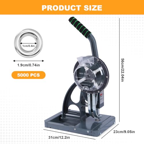 Semi Automatic Tarpaulin Eyelet Press with 5000 Pcs 10mm Eyelets