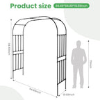 Generic Garden Arch Metal Trellis for Climbing Plants Outdoor Wedding Arch