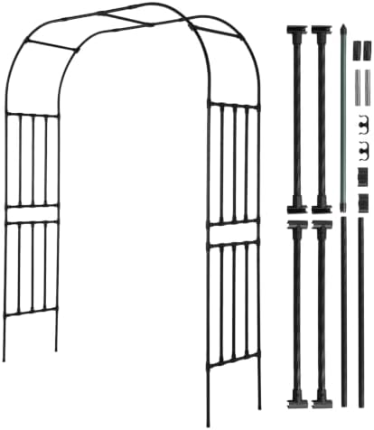 Generic Garden Arch Metal Trellis for Climbing Plants Outdoor Wedding Arch
