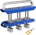 Three Station Large Radius Sheet Metal Brake with Aluminum Handle 0-90°