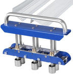 Three Station Large Radius Sheet Metal Brake with Aluminum Handle 0-90°