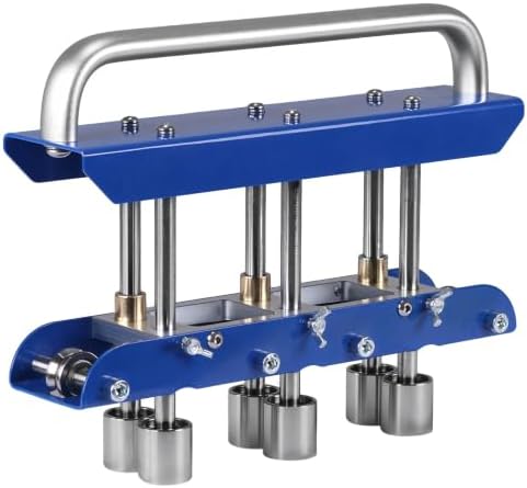 Three Station Large Radius Sheet Metal Brake with Aluminum Handle 0-90°