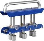 Three Station Large Radius Sheet Metal Brake with Aluminum Handle 0-90°