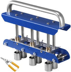 Three Station Large Radius Sheet Metal Brake with Aluminum Handle 0-90°
