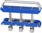 Three Station Large Radius Sheet Metal Brake with Aluminum Handle 0-90°