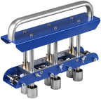 Three Station Large Radius Sheet Metal Brake with Aluminum Handle 0-90°