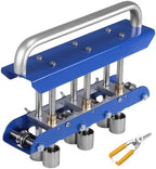 Three Station Large Radius Sheet Metal Brake with Aluminum Handle 0-90°