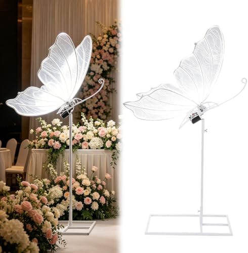 Creative Butterfly Ceiling Lights Decoration Adjustable Height for