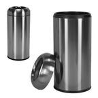 16 Gallon Stainless Steel Garbage Can with Detachable Lid