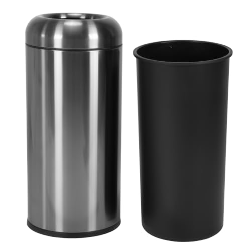 16 Gallon Stainless Steel Garbage Can with Detachable Lid