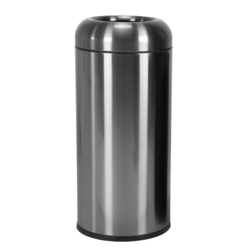 16 Gallon Stainless Steel Garbage Can with Detachable Lid