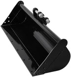 Generic Plain Mud Bucket Grading Attachment with Pins for Mini Excavators