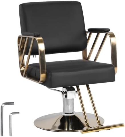 Barber Chair Capacity 420 Lbs Hairdresser Salon Chair with Heavy