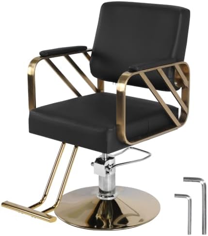Barber Chair Capacity 420 Lbs Hairdresser Salon Chair with Heavy