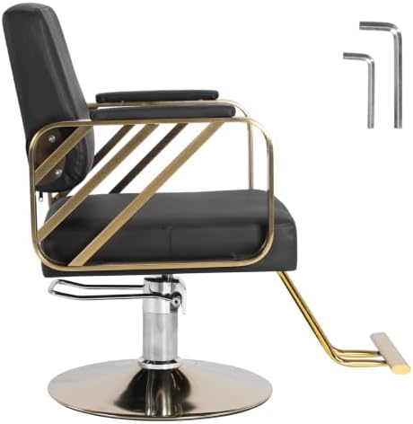 Barber Chair Capacity 420 Lbs Hairdresser Salon Chair with Heavy
