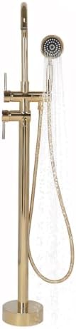 Generic High Flow Freestanding Tub Filler with Hand Sprayer