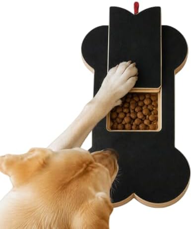 Wooden Dog Nail Scratch Board with Treat Box