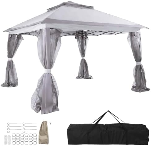 10x10ft One-Push Setup Shelter Gazebo