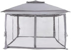 10x10ft One-Push Setup Shelter Gazebo
