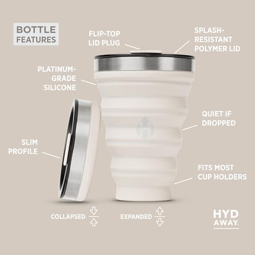 Tumbler Travel Pack, 16oz Collapsible Cup with Protective Case