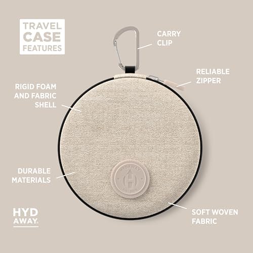 Tumbler Travel Pack, 16oz Collapsible Cup with Protective Case