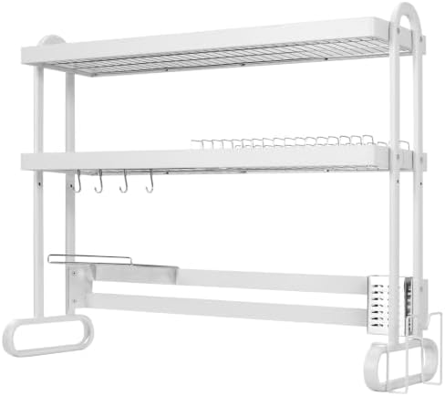 Stainless Steel Dish Drainer with Utensil Holder