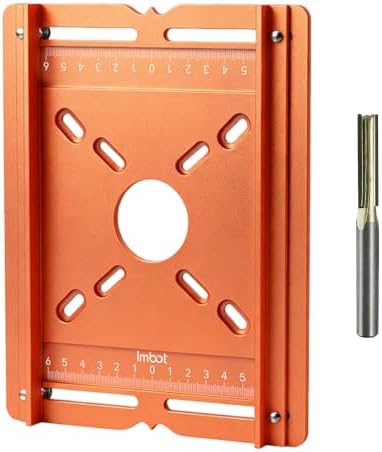 Router Slotting Guide Bracket, Precision Aluminum Alloy Woodworking Jig