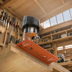 Router Slotting Guide Bracket, Precision Aluminum Alloy Woodworking Jig