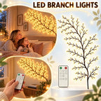 Willow Vine Lights for Wall, Enchanted Willow Vine Lights with Remote，7.5FT