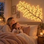Willow Vine Lights for Wall, Enchanted Willow Vine Lights with Remote，7.5FT