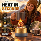 Novira Firenest Portable Brass Alcohol Stove